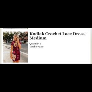 Vici Dolls Medium Kodiak Crochet Lace Dress